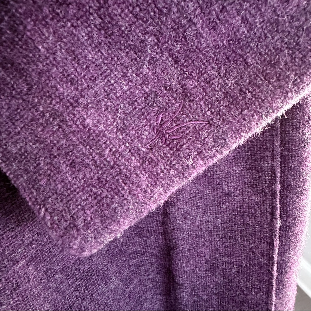 Ibex Pez Coatigan Merino Wool Reese Cardigan Button Up Sweater Jacket M Cabernet - Picture 11 of 16